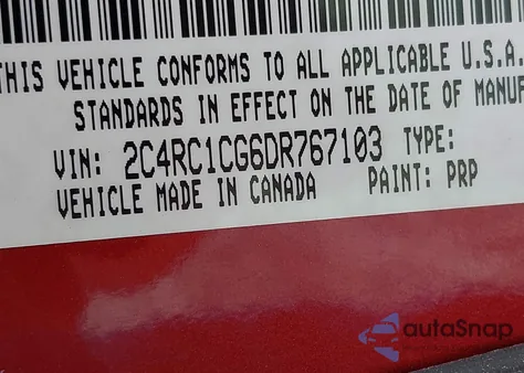 2013 Chrysler Town & Country Touring-L from USA, damaged, VIN 2C4RC1CG6DR767103